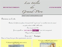 Tablet Screenshot of lestoilesdegrandpere.com